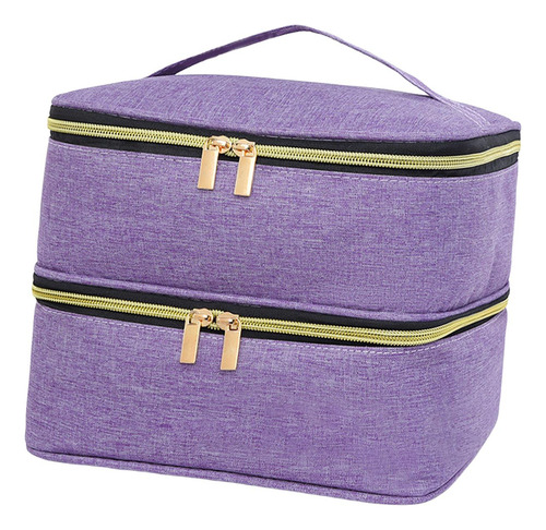 Bolsa De Almacenamiento De Esmalte De Uñas De 30 Rejillas,