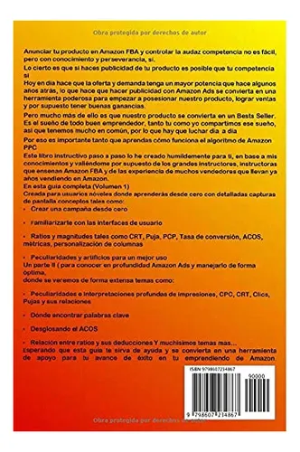 Amazon Fba Ppc- Guia Completa Paso A Paso: Como Crear Los An