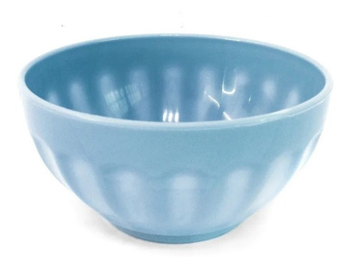 Bowl Compotera Plastica Facetada Colores Postre Cereal X 6