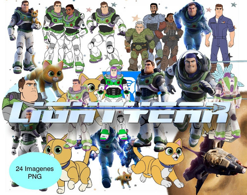 Kit Digital Lightyear Png Svg + Insignias Png Svg Dxf Eps
