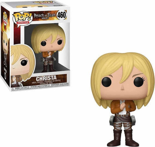 Christa 460 Attack On Titan S3 Funko Pop Eren Mikasa Armin