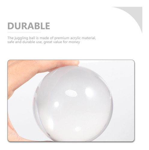 Herramienta De Malabares Con Forma De Bola Transparente Cont