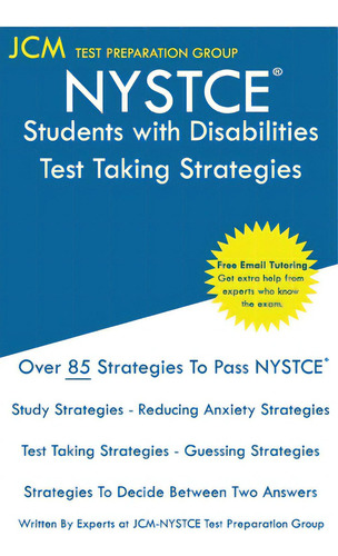 Nystce Students With Disabilities - Test Taking Strategies, De Test Preparation Group, Jcm-nystce., Vol. 1. Editorial Jcm Test Preparation Group, Tapa Blanda En Inglés