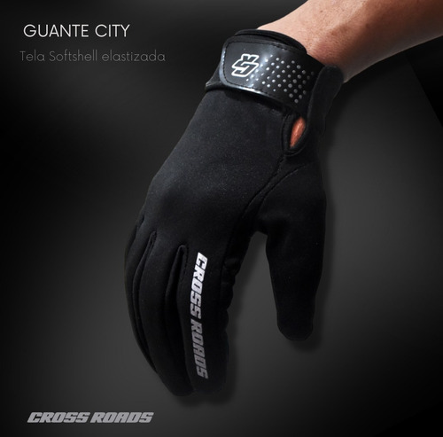 Guantes Moto Cr Cross Roads City Negro -allmotors On Line-