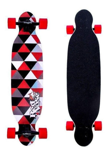 Skate Longboard Alta Perfomance Shield Red Nose