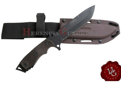 Imagen 3 de 9 de Cuchillo Yarara Doem Tactico Vaina Rigida Kydex Policia