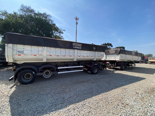 Imagem 5 de 18 de Rodotrem Basculante Randon 2022 Preto Rodocaçamba Randon