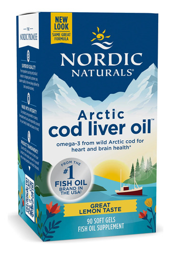Aceite De Higado De Bacalao 750mg 90 Softgel Nordic Naturals