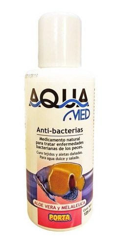 Aquamed Anti Bacterias 125cc Aloe Vera Melaleuca Polypteram 