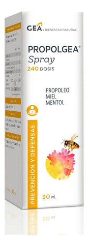 Gea Propolgea Spray De Propoleo, Miel Y Mentol 30 Ml