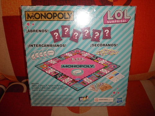 Juego De Mesa Monopoly L.o.l. Surprise (Usado)