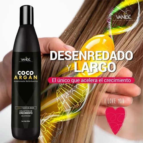 Shampoo De Biotina Y Acondicionador Coco Argán