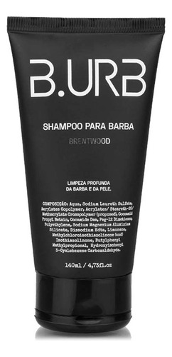 Shampoo Para Barba Brentwood 140ml Barba Urbana 