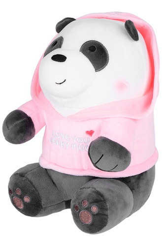 Miniso Peluche We Bare Bears Panda Con Capucha Y Suéter 24.3