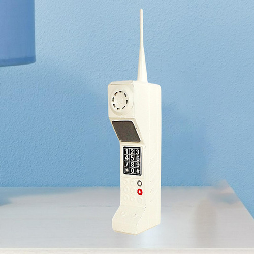 Modelo De Teléfono Móvil Retro Vintage Hierro Decoración