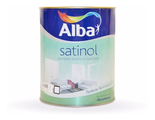 Satinol Esmalte Sintetico Satinado 1 Lt Alba - Prestigio