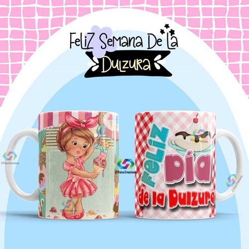 Semana De La Dulzura Taza X 20 Una Golosina Por Un Beso