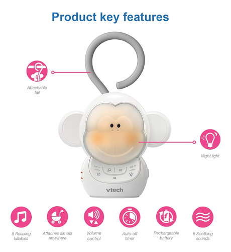 Vtech Bc8211 Myla The Monkey Baby Sleep