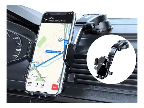 Soporte para teléfono con ventosa para parabrisas/tablero/ventana,  universal, soporte de teléfono celular para el auto con ventosa resistente  y