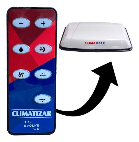 Controle Remoto Interclima Climatizar Evolve 12v 24v