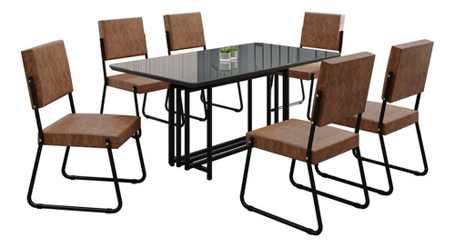 Conjunto Sala De Jantar Mesa 160x90cm Base Pérola Tampo Wt