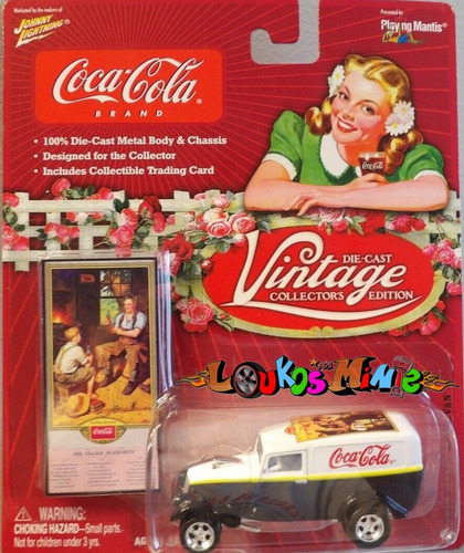 Johnny Lightning 1933 Willys Panel Van Coca-cola Vintage