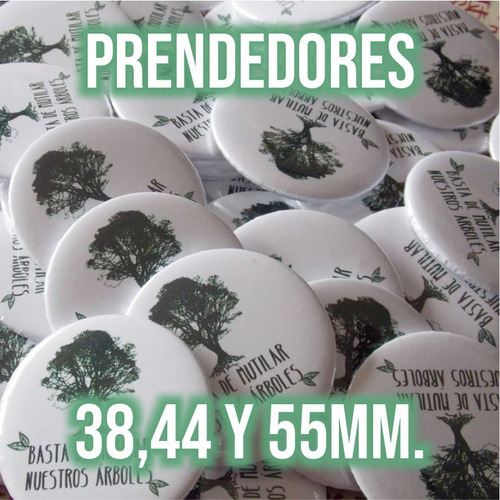 50 Pins Prendedores Personalizados 55mm. Promo Por Mayor
