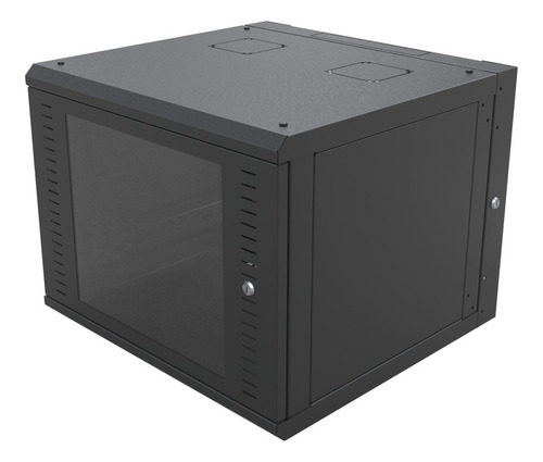 Gabinete Abatible Pared Linkedpro C/ Rack 19 Sr-1909-gap-v4 Color Negro