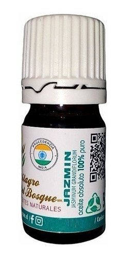 Aceite  Esencial Absoluto Jazmin 5 Ml 100% Puro