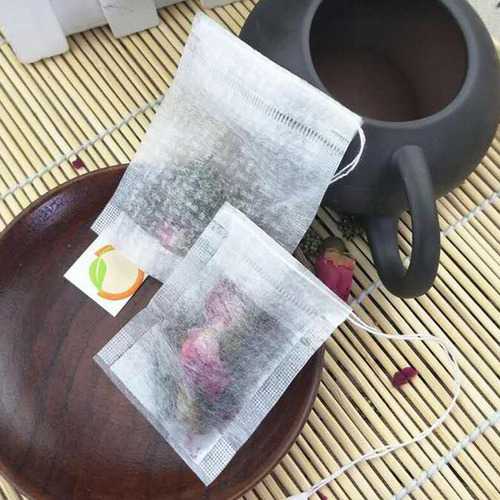 100pcs Bolsas De Té Desechable Mueble Cordón 5x6cm