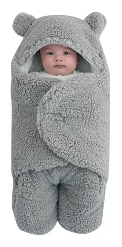 Saco De Dormir Bebê Cobertor Enroladinho Roupa Ursinho Saída
