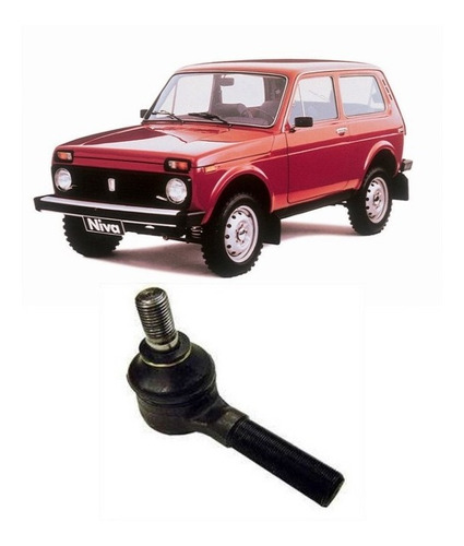 Terminal Direção Barra Curta - Lada Niva 1991 / 1995