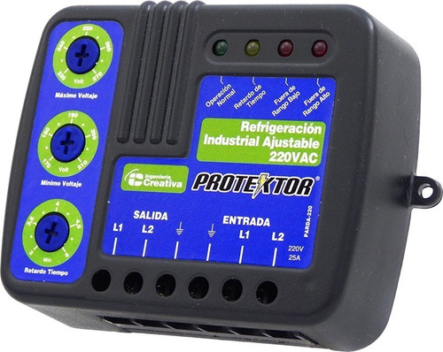 Protector Aire Acond Refrigeracion Bornera + Ajustable 110v