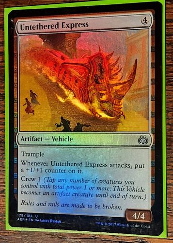 Magic Untethered Express Aether Revolt Foil