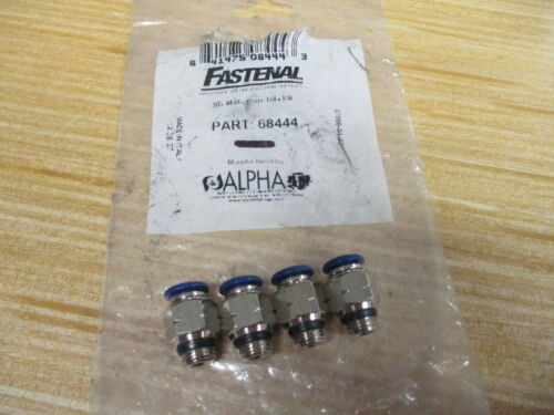 Fastenal 68444 Alpha Male Connector (pack Of 4) Aam