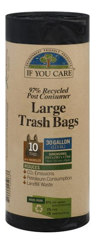 Bolsas Recicladas Para Basura If You Care, 30 Gal