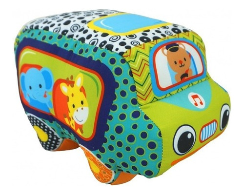 Babybus Música Original Las Ruedas Del Autobus Peluche Auto