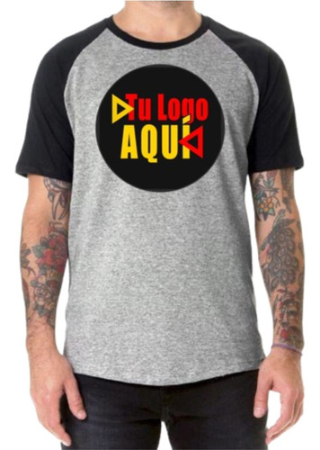 Remeras Manga Ranglan Personalizada Doble Estampado