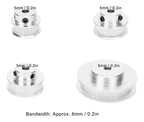 60 Teeth Synchronous Wheel 30/36/ 40/ For 3d Printer Milling
