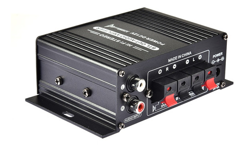 Amplificador Estéreo De 400w Dc12v Con Bluetooth Para Auto