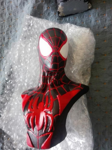 Busto Marvel Spiderman Miles Morales Casi 20cm