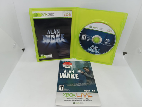 Jogo Alan Wake Xbox 360 Midia Fisica Microsoft Original (Usado)