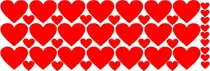Comprar Calcomanias Vinil Para Paredes, Etiquetas, Corazones Kit