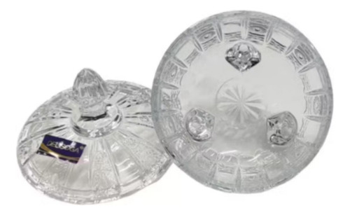 Azucarero Decorativo De Cristal Con Tapa