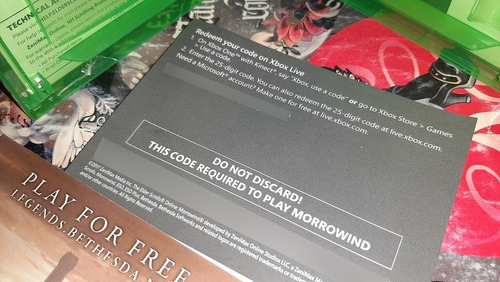The Elder Scrolls Online Morrowind En Buen Estado. (Usado)