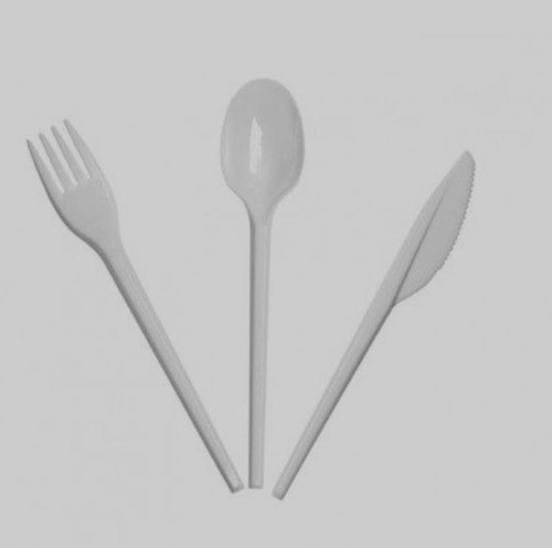 Tenedor Blanco X 1000 Descartable De Plastico