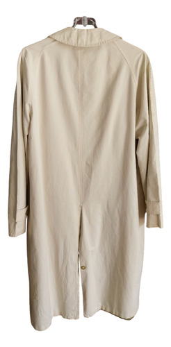 Sobretodo Piloto Masculino Perramus Crema Largo T.l (Usado)