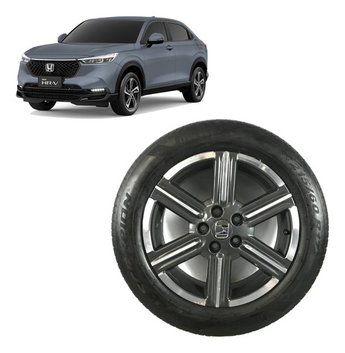 Roda C/pneu 215/60 R17 Honda Hrv 2022 2023 2024