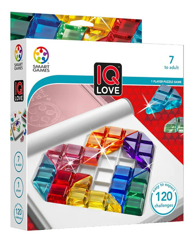 Juego Iq Love Corazon 120 Retos Logica Desafios Smart Games