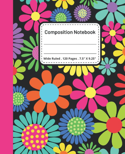 Libro: Wide Ruled Composition Notebook: Composition Notebook